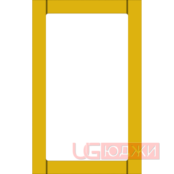 Фасад Эмаль Матовая 19мм Стандарт 6 Витрина