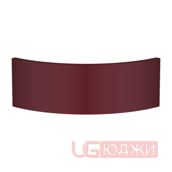 Цоколь полукруглый Эмаль Матовая R300х150мм