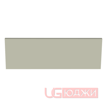 Цоколь прямой Эмаль Матовая 2300х150х19мм