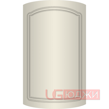 Фасад Эмаль Матовая 19мм Стандарт 3 полукруглый R300 высота 357-716мм