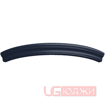 Карниз верхний полукруглый Эмаль Матовая R300х60мм