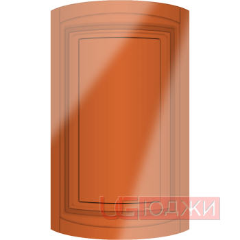 Фасад Эмаль Глянец 19мм Престиж Классика 66 полукруглый R300 высота 717-916мм