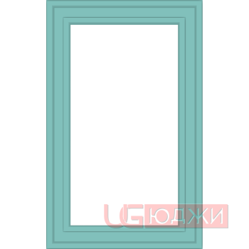 Фасад Эмаль Матовая 19мм Престиж Модерн 75 Витрина