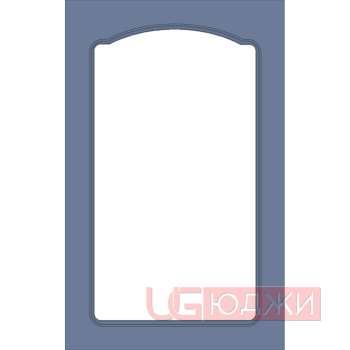 Фасад Эмаль Матовая 19мм Стандарт 3 Витрина