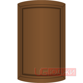 Фасад Эмаль Матовая 19мм Престиж Классика 71 полукруглый R300 высота 717-916мм