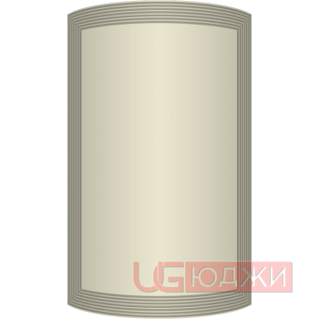 Фасад Эмаль Матовая 19мм Престиж Модерн 77 полукруглый R300 высота 717-916мм