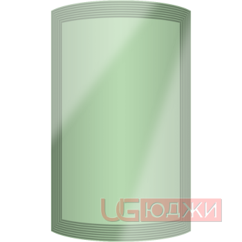 Фасад Эмаль Глянец 19мм Престиж Модерн 77 полукруглый R300 высота 717-916мм