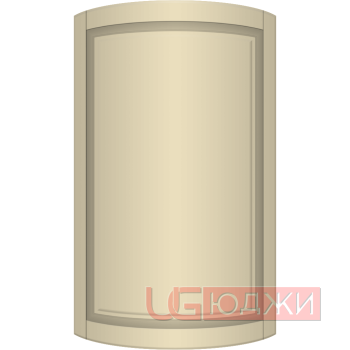 Фасад Эмаль Матовая 19мм Престиж Классика 67 полукруглый R300 высота 357-716мм