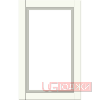 Фасад Эмаль Матовая 19мм Престиж Классика 67 Витрина