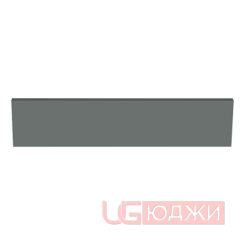 Цоколь прямой Эмаль Матовая 2300х100х19мм