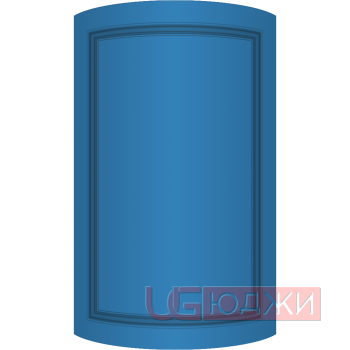 Фасад Эмаль Матовая 19мм Престиж Классика 73 полукруглый R300 высота 717-916мм