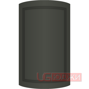 Фасад Эмаль Матовая 19мм Престиж Классика 73 полукруглый R300 высота 717-916мм