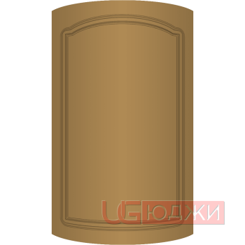 Фасад Эмаль Матовая 19мм Стандарт 3 полукруглый R300 высота 717-916мм