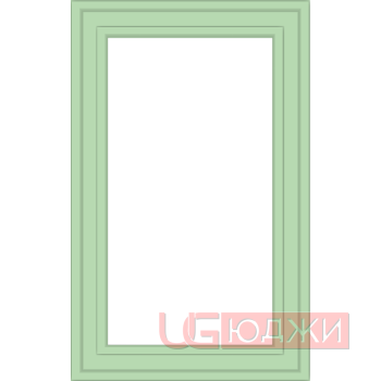 Фасад Эмаль Матовая 19мм Престиж Модерн 75 Витрина