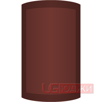 Фасад Эмаль Матовая 19мм Престиж Модерн 77 полукруглый R300 высота 357-716мм