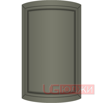 Фасад Эмаль Матовая 19мм Престиж Классика 71 полукруглый R300 высота 717-916мм