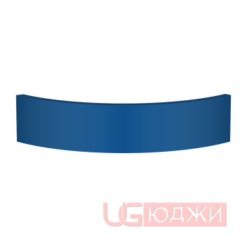 Цоколь полукруглый Эмаль Матовая R300х100мм