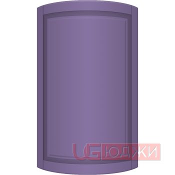 Фасад Эмаль Матовая 19мм Престиж Классика 67 полукруглый R300 высота 717-916мм