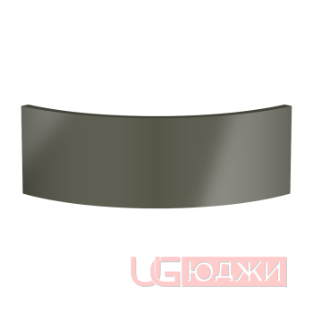 Цоколь полукруглый Эмаль Глянец R300х150мм