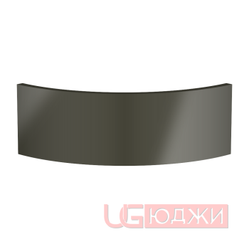 Цоколь полукруглый Эмаль Глянец R300х150мм