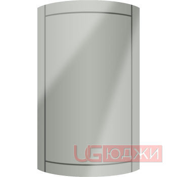 Фасад Эмаль Глянец 19мм Стандарт 6 полукруглый R300 высота 717-916мм