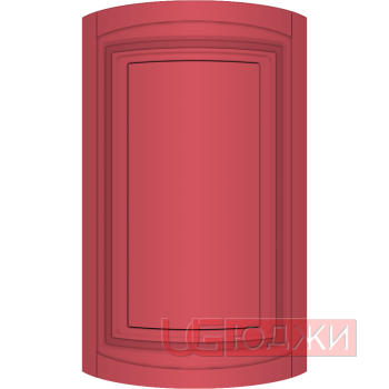 Фасад Эмаль Матовая 19мм Престиж Классика 66 полукруглый R300 высота 717-916мм