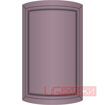 Фасад Эмаль Матовая 19мм Престиж Классика 71 полукруглый R300 высота 357-716мм