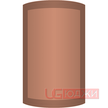 Фасад Эмаль Матовая 19мм Престиж Модерн 77 полукруглый R300 высота 357-716мм