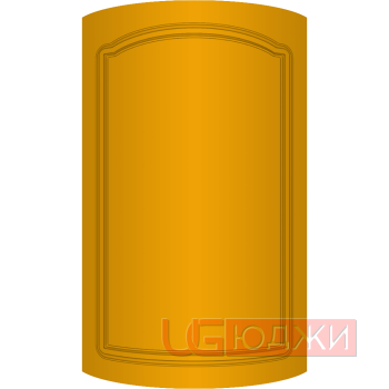 Фасад Эмаль Матовая 19мм Стандарт 3 полукруглый R300 высота 357-716мм