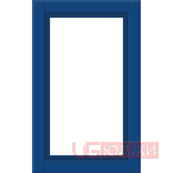 Фасад Эмаль Матовая 19мм Престиж Классика 67 Витрина