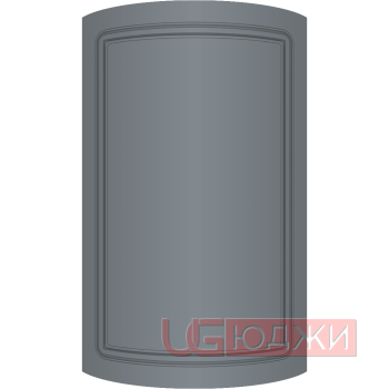 Фасад Эмаль Матовая 19мм Стандарт 1 полукруглый R300 высота 357-716мм