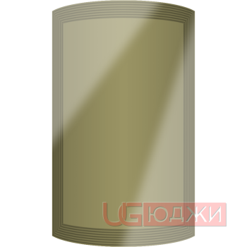 Фасад Эмаль Глянец 19мм Престиж Модерн 77 полукруглый R300 высота 717-916мм