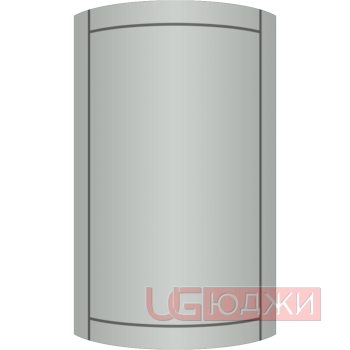 Фасад Эмаль Матовая 19мм Стандарт 6 полукруглый R300 высота 357-716мм