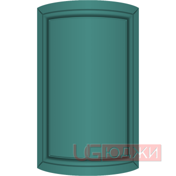 Фасад Эмаль Матовая 19мм Престиж Классика 71 полукруглый R300 высота 357-716мм