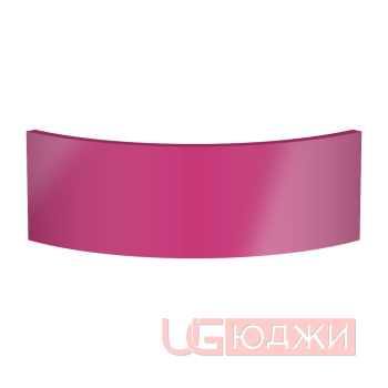 Цоколь полукруглый Эмаль Глянец R300х150мм