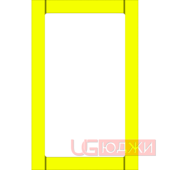 Фасад Эмаль Матовая 19мм Стандарт 6 Витрина