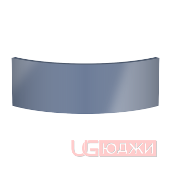 Цоколь полукруглый Эмаль Глянец R300х150мм