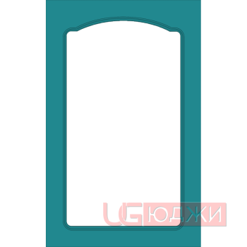 Фасад Эмаль Матовая 19мм Стандарт 3 Витрина