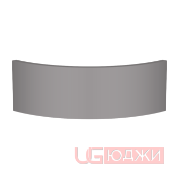 Цоколь полукруглый Эмаль Матовая R300х150мм