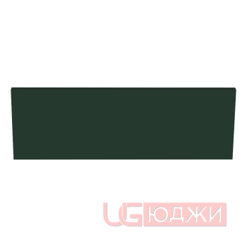 Цоколь прямой Эмаль Матовая 2300х150х19мм