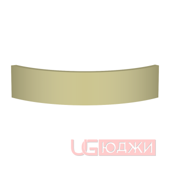 Цоколь полукруглый Эмаль Матовая R300х100мм