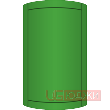 Фасад Эмаль Матовая 19мм Стандарт 6 полукруглый R300 высота 357-716мм