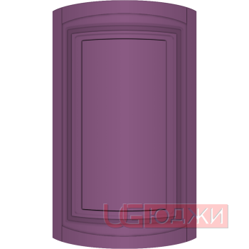 Фасад Эмаль Матовая 19мм Престиж Классика 66 полукруглый R300 высота 357-716мм