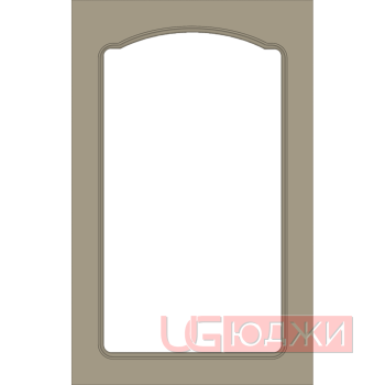 Фасад Эмаль Матовая 19мм Стандарт 3 Витрина