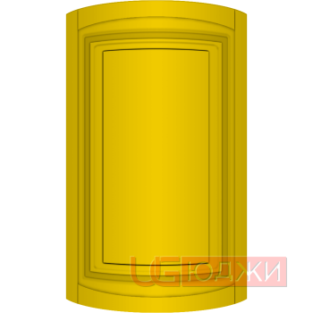 Фасад Эмаль Матовая 19мм Престиж Классика 66 полукруглый R300 высота 357-716мм