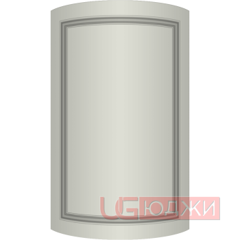 Фасад Эмаль Матовая 19мм Престиж Классика 73 полукруглый R300 высота 717-916мм