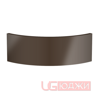 Цоколь полукруглый Эмаль Глянец R300х150мм