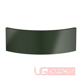 Цоколь полукруглый Эмаль Глянец R300х150мм