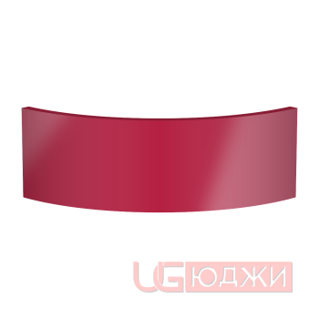 Цоколь полукруглый Эмаль Глянец R300х150мм