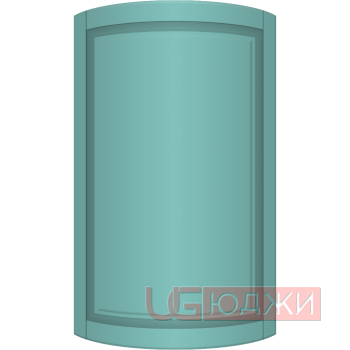 Фасад Эмаль Матовая 19мм Престиж Классика 67 полукруглый R300 высота 717-916мм